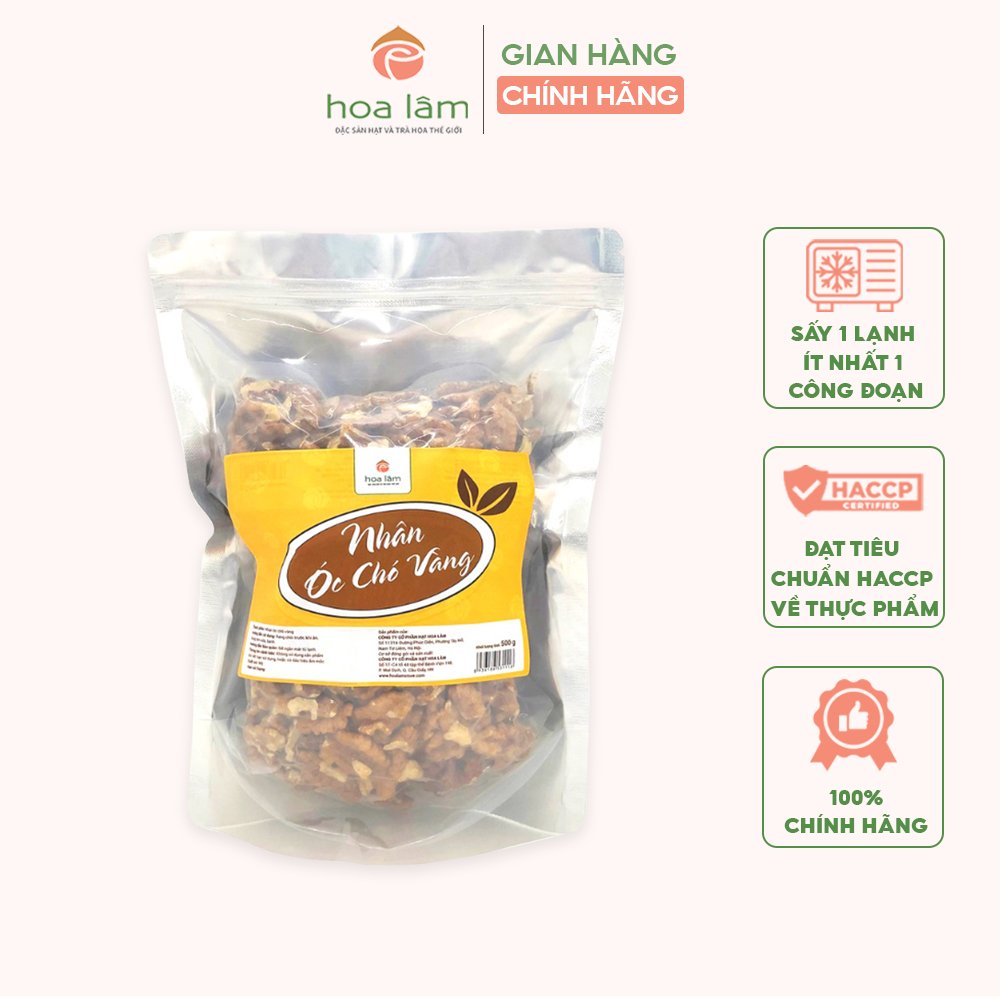 Nhân Óc Chó Vàng Chandler Tươi Hoa Lâm 500gr